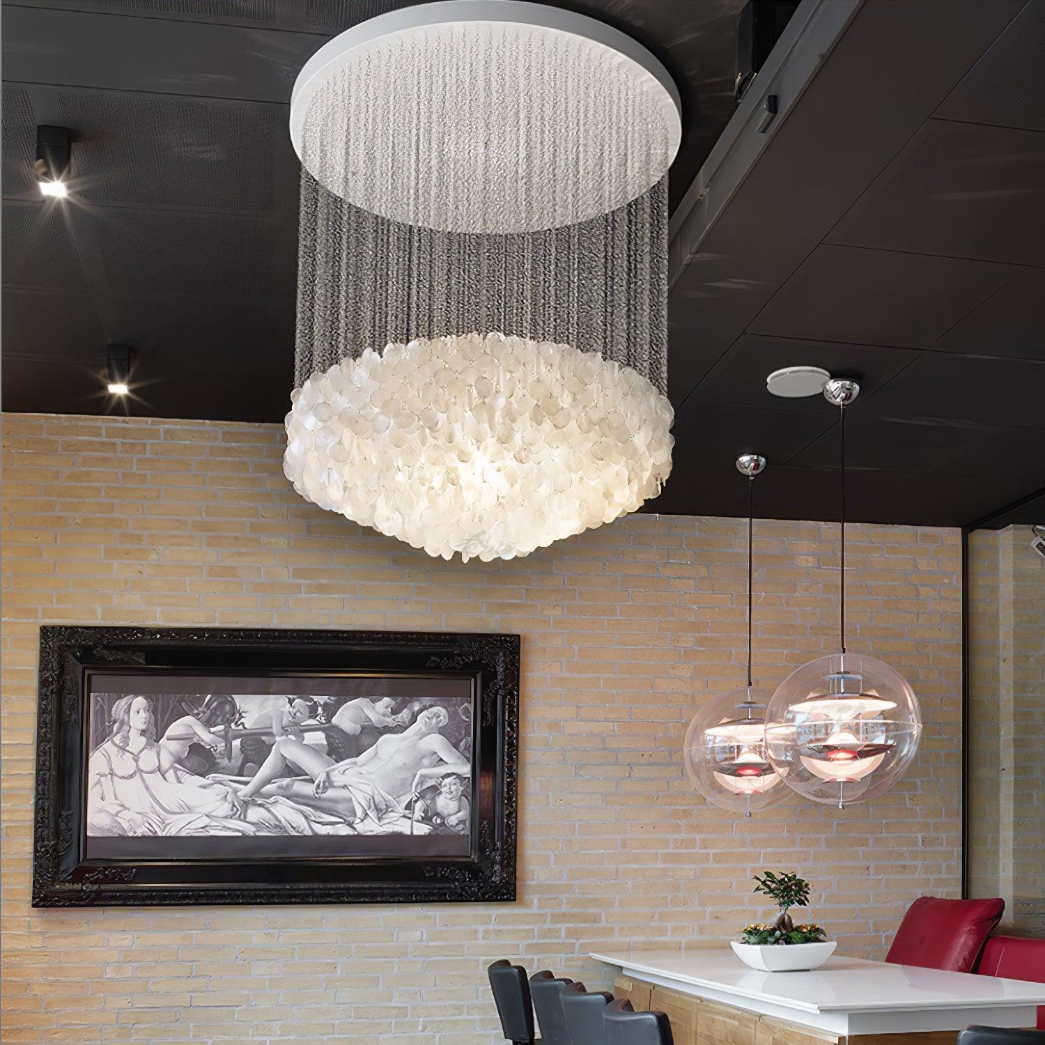 Shell Waterfall Chandelier - Zonesus