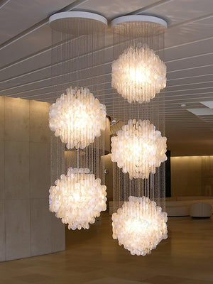 Shell Waterfall Chandelier - Zonesus