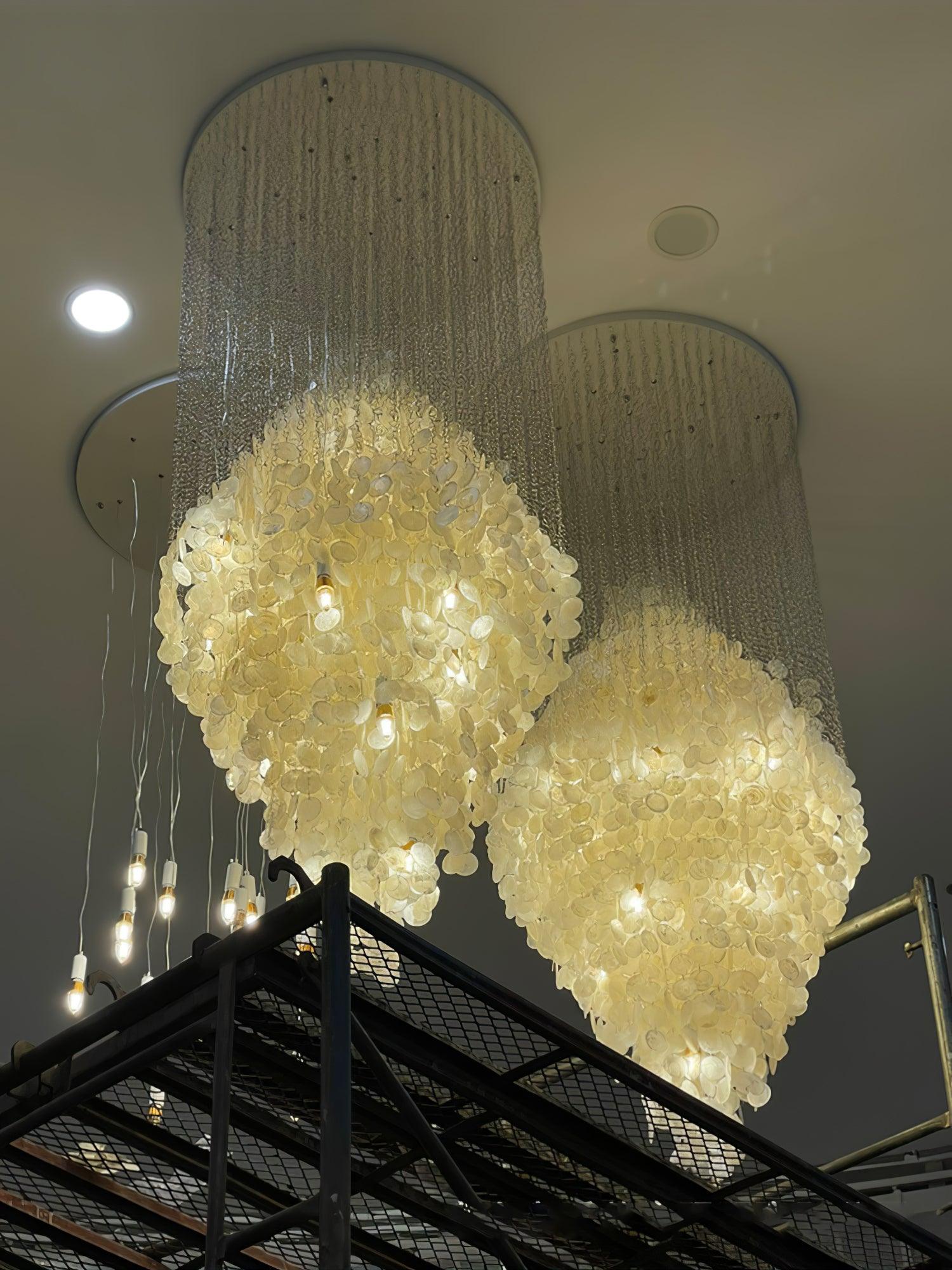 Shell Waterfall Chandelier - Zonesus
