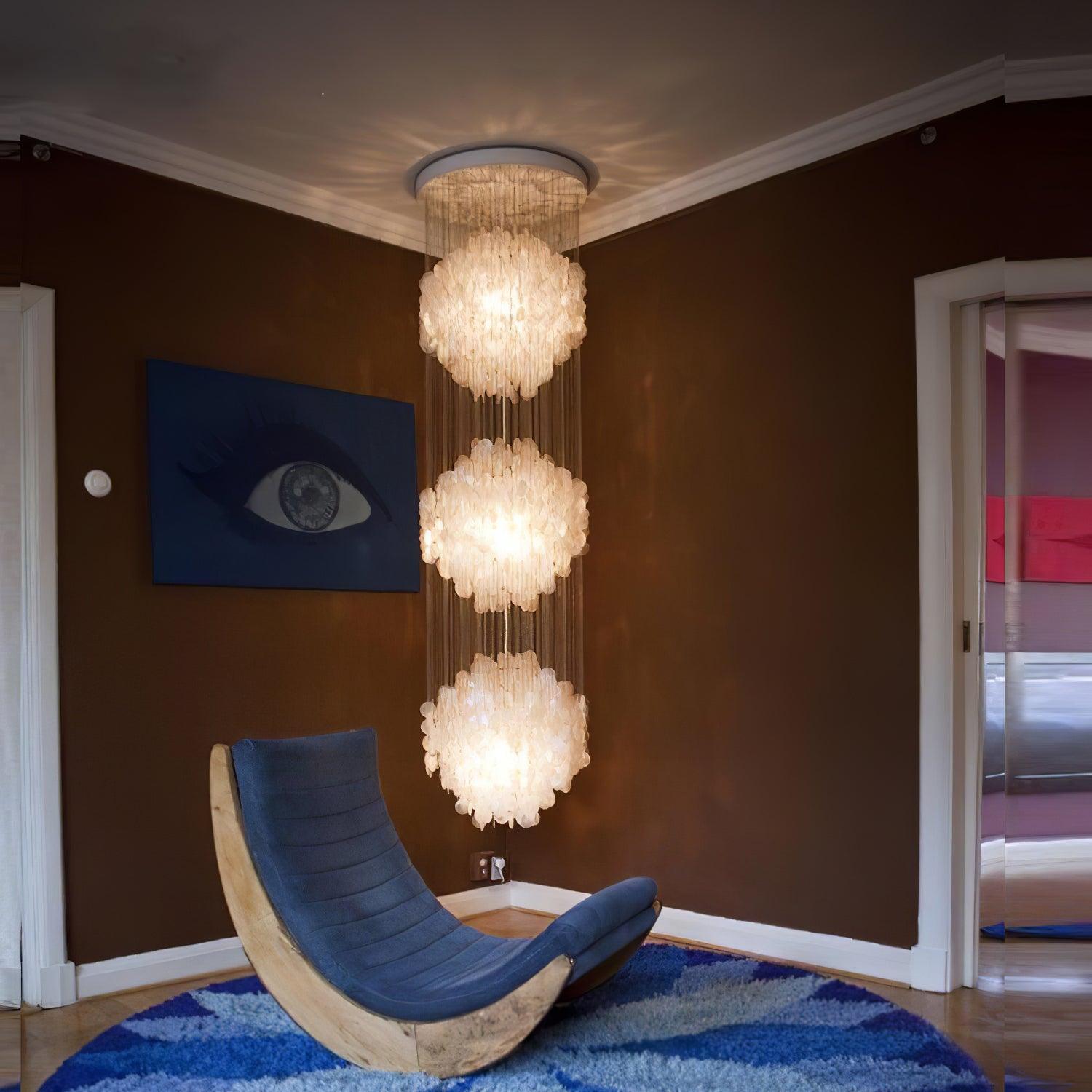 Shell Waterfall Chandelier - Zonesus