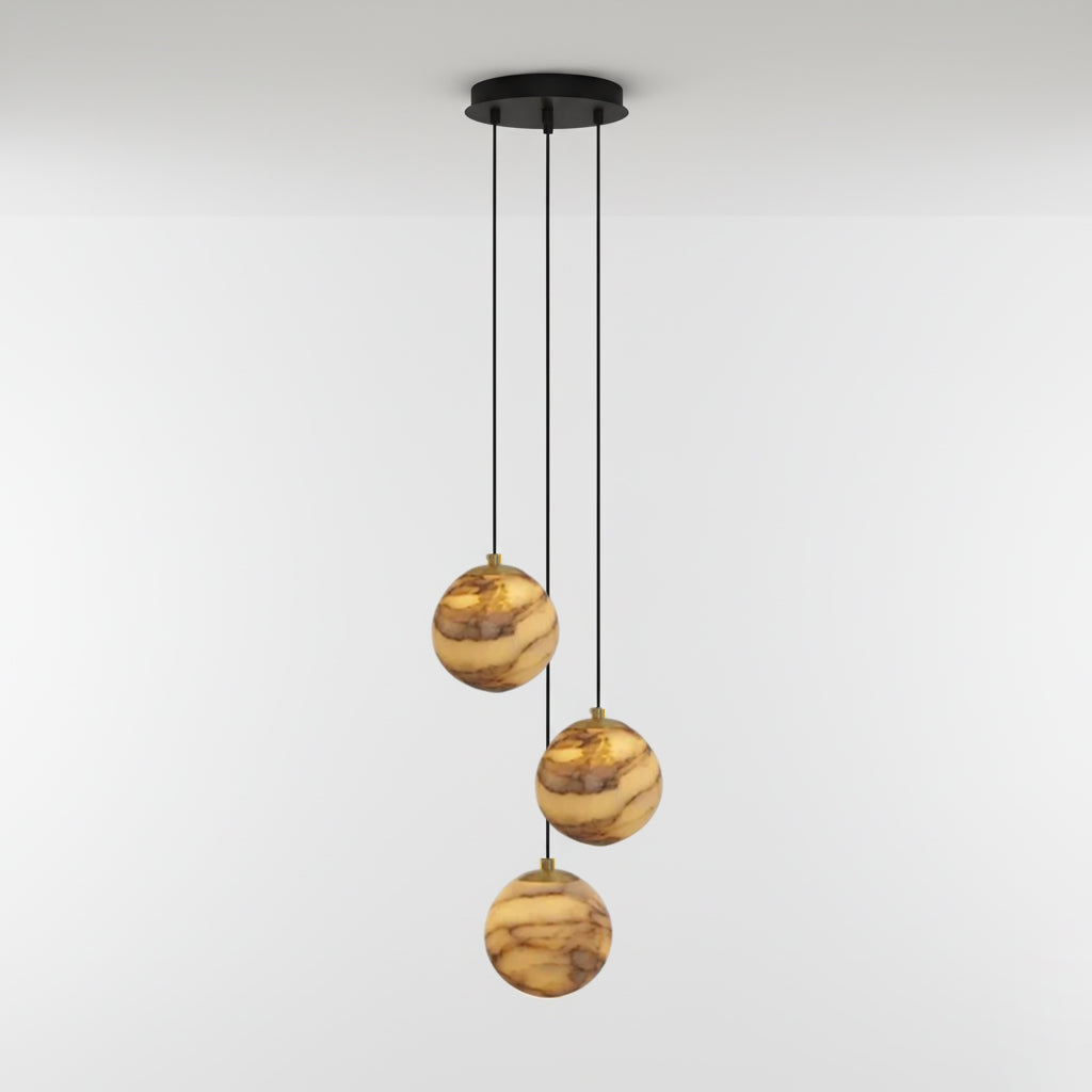 Sultana Alabaster Cluster Chandelier - Zonesus
