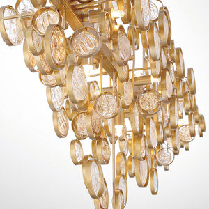 Mirella Trento Clustered Glass Linear Chandelier - Zonesus