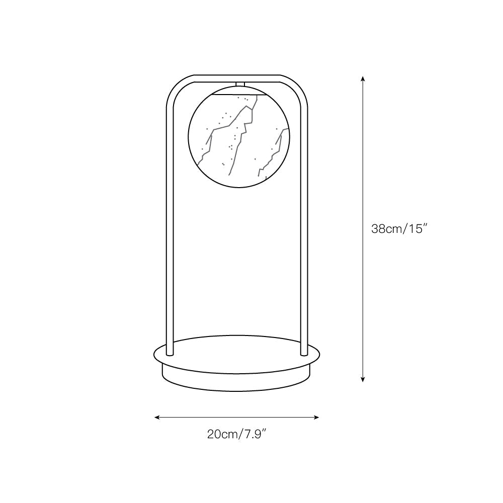Tribeca Alabaster Table Lamp - Zonesus
