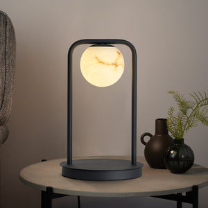 Tribeca Alabaster Table Lamp - Zonesus