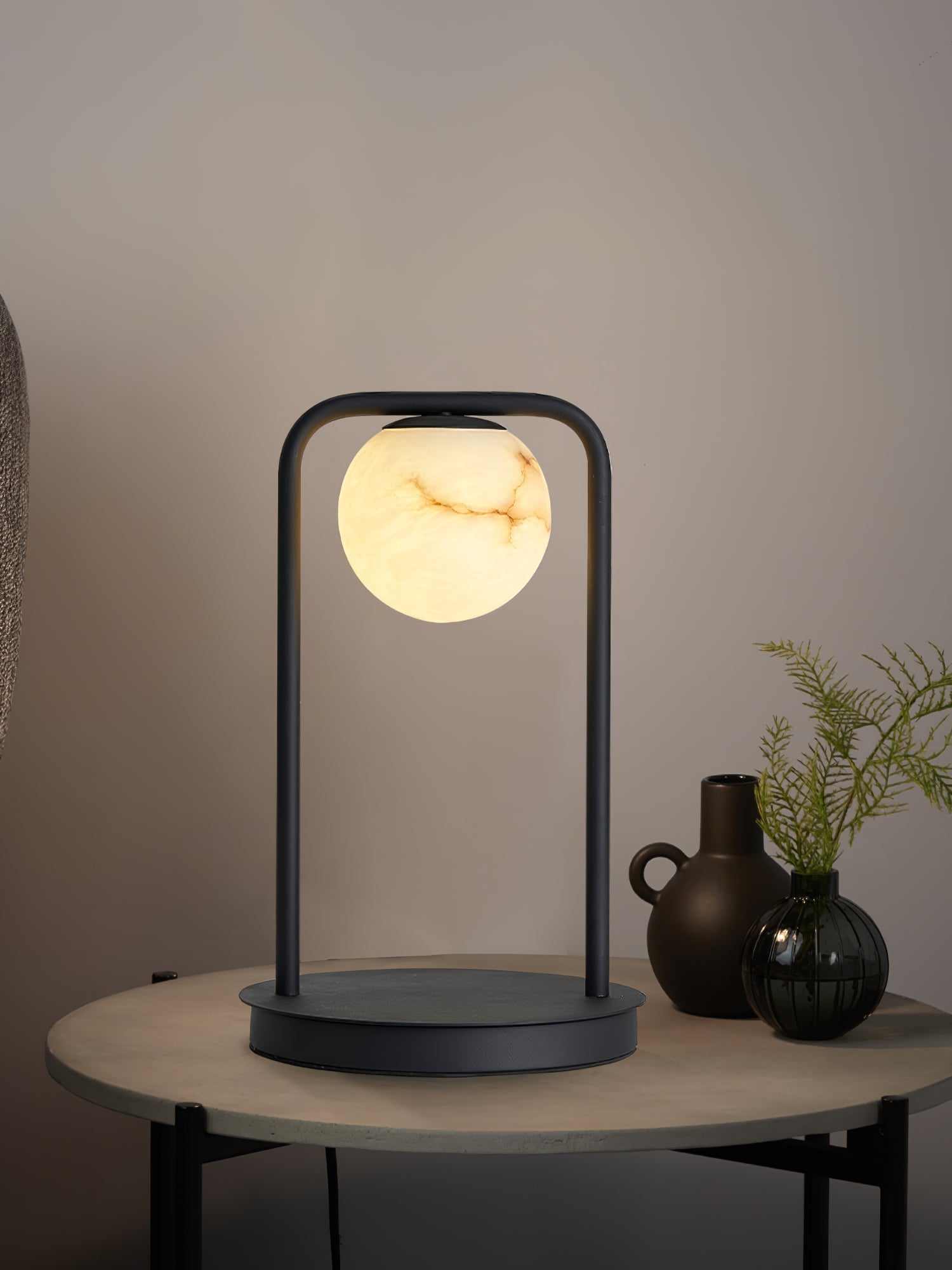 Tribeca Alabaster Table Lamp - Zonesus