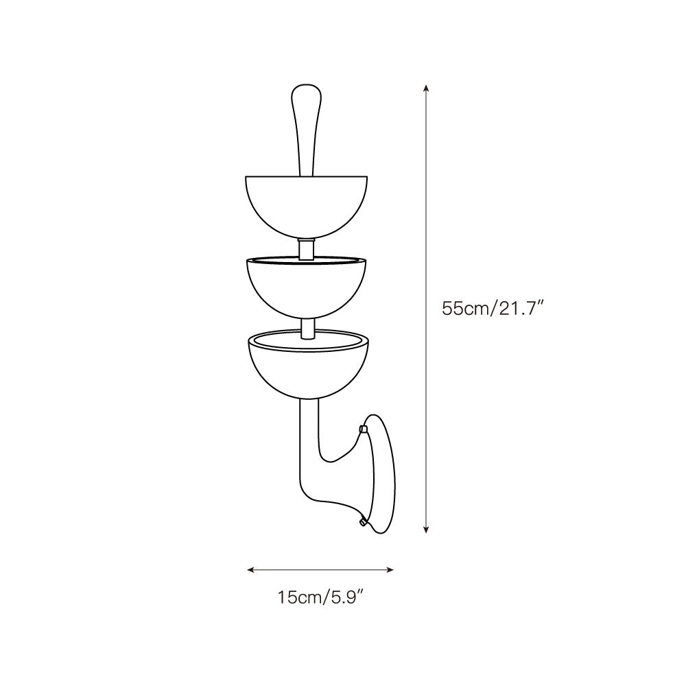 Triple Alabaster Wall Lamp - Zonesus