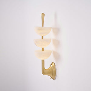 Triple Alabaster Wall Lamp - Zonesus