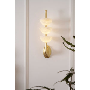 Triple Alabaster Wall Lamp - Zonesus