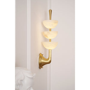 Triple Alabaster Wall Lamp - Zonesus