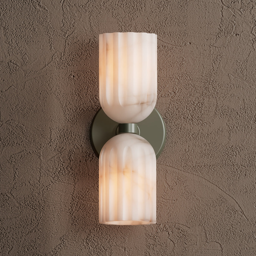 Tulum Double Alabaster Wall Lamp - Zonesus