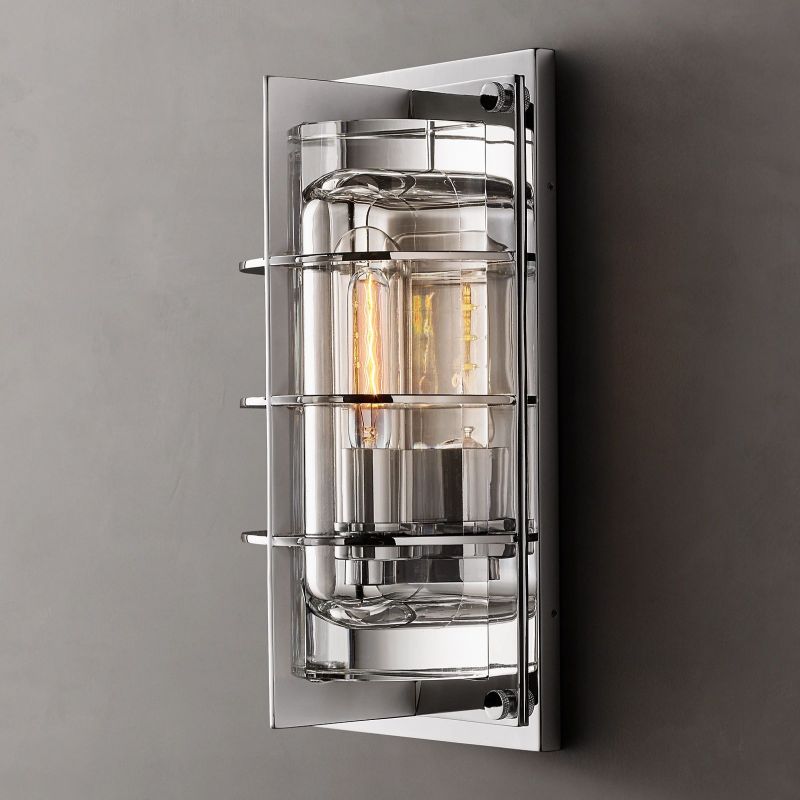 Vicomtic Outdoor Modern Metal Wall Sconce - Zonesus