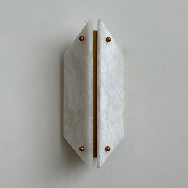 Vivien Alabaster Stone Wall Lamp - Zonesus