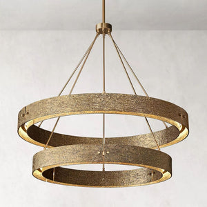 Nova Two-Tier Round Chandelier 60" - Zonesus