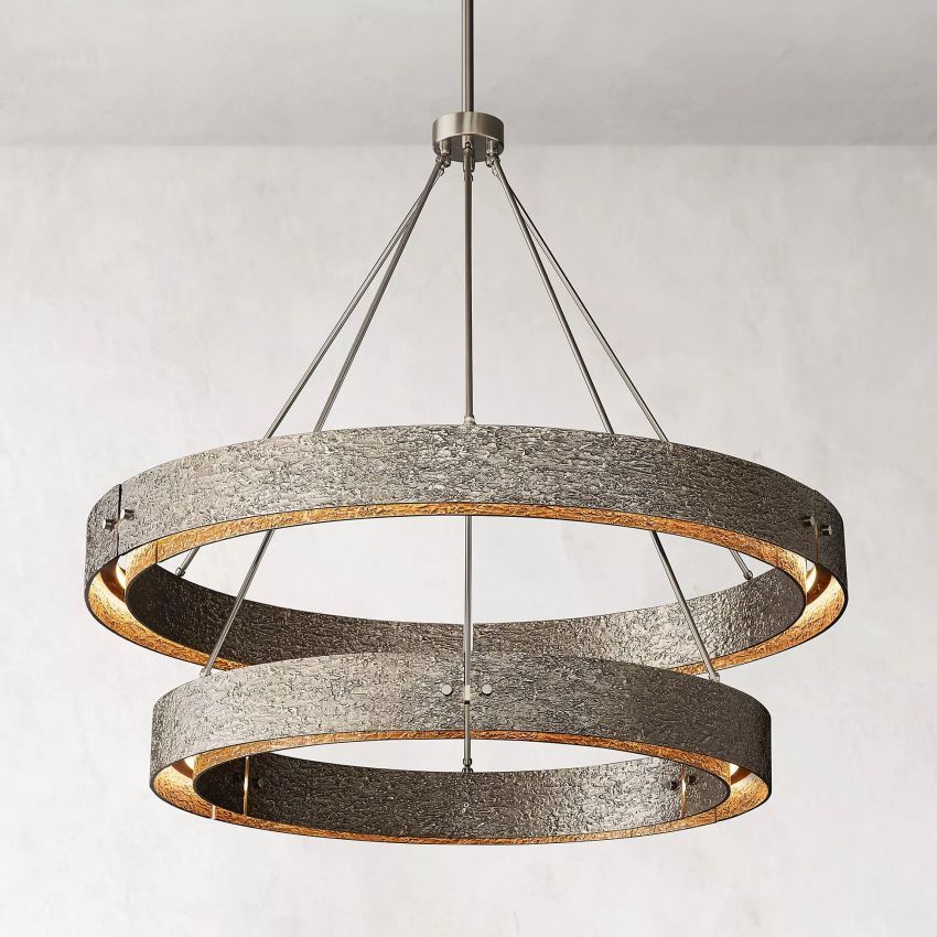 Nova Two-Tier Round Chandelier 60" - Zonesus
