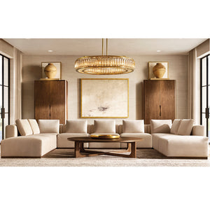 Mauriar Round Chandelier 37" - Zonesus