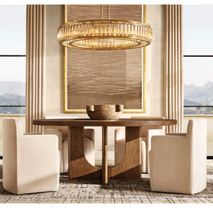 Mauriar Round Chandelier 37" - Zonesus