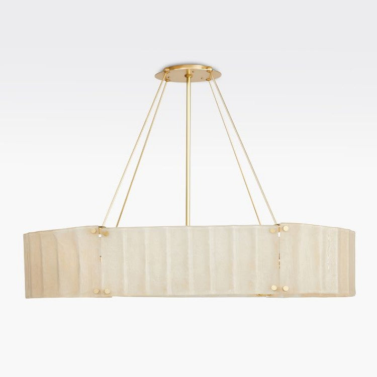 Willamette Oval Crystal Chandelier 48" - Zonesus