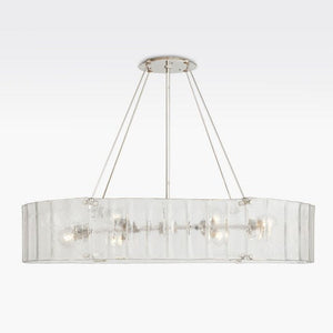 Willamette Oval Crystal Chandelier 48" - Zonesus