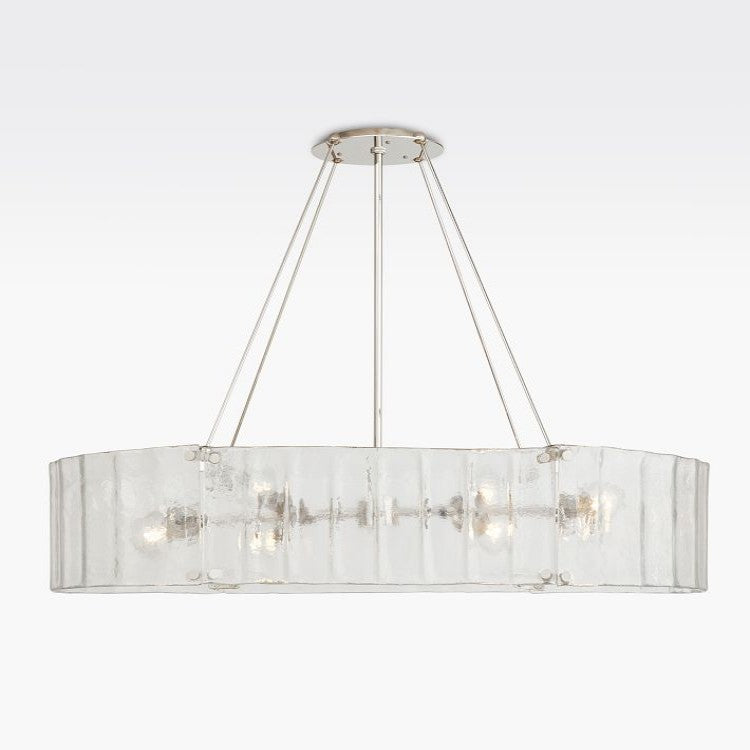 Willamette Oval Crystal Chandelier 48" - Zonesus