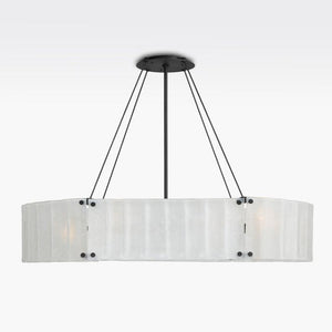 Willamette Oval Crystal Chandelier 48" - Zonesus