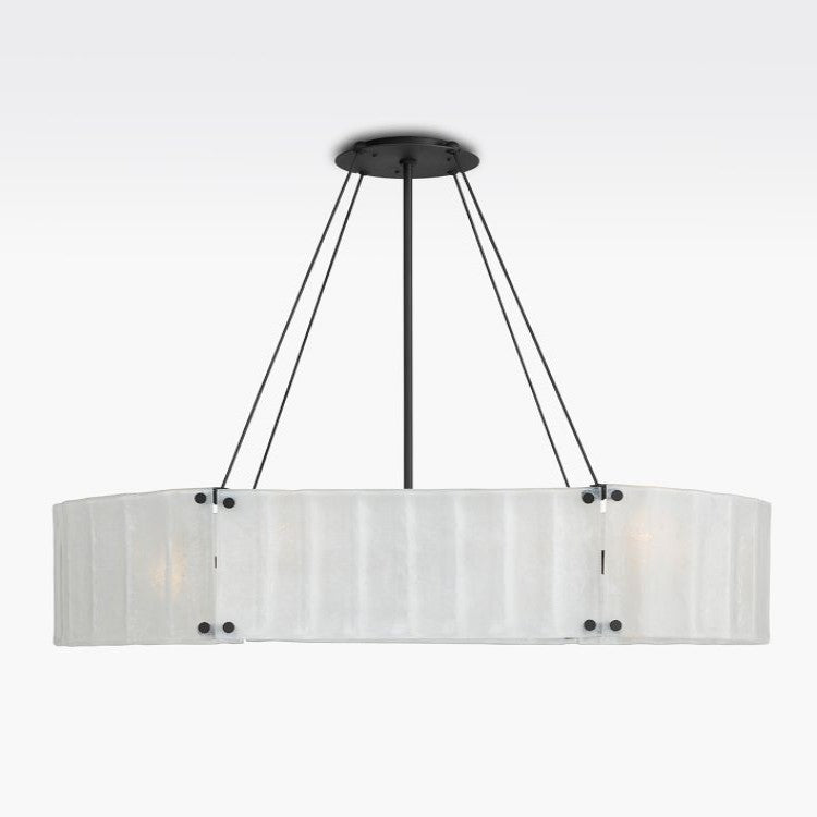 Willamette Oval Crystal Chandelier 48" - Zonesus