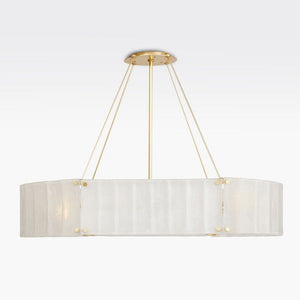 Willamette Oval Crystal Chandelier 48" - Zonesus