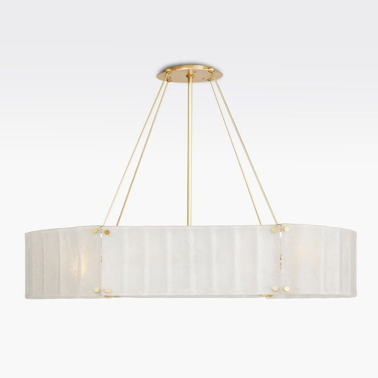 Willamette Oval Crystal Chandelier 48" - Zonesus