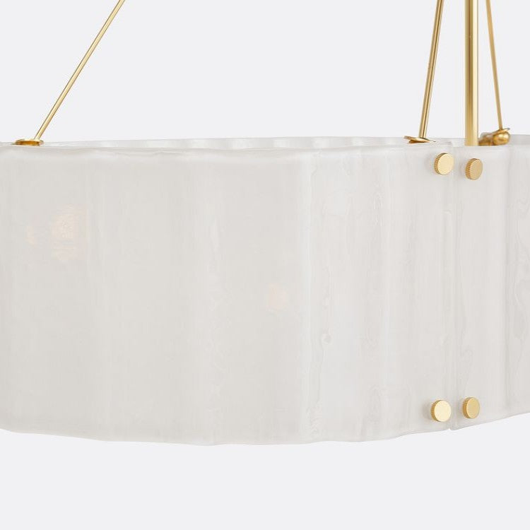 Willamette Oval Crystal Chandelier 60" - Zonesus