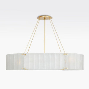 Willamette Oval Crystal Chandelier 48" - Zonesus