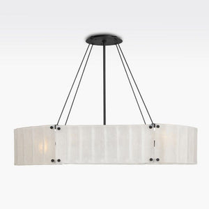 Willamette Oval Crystal Chandelier 48" - Zonesus