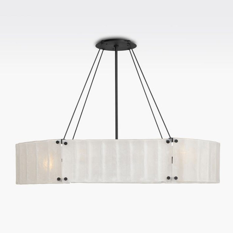 Willamette Oval Crystal Chandelier 48" - Zonesus