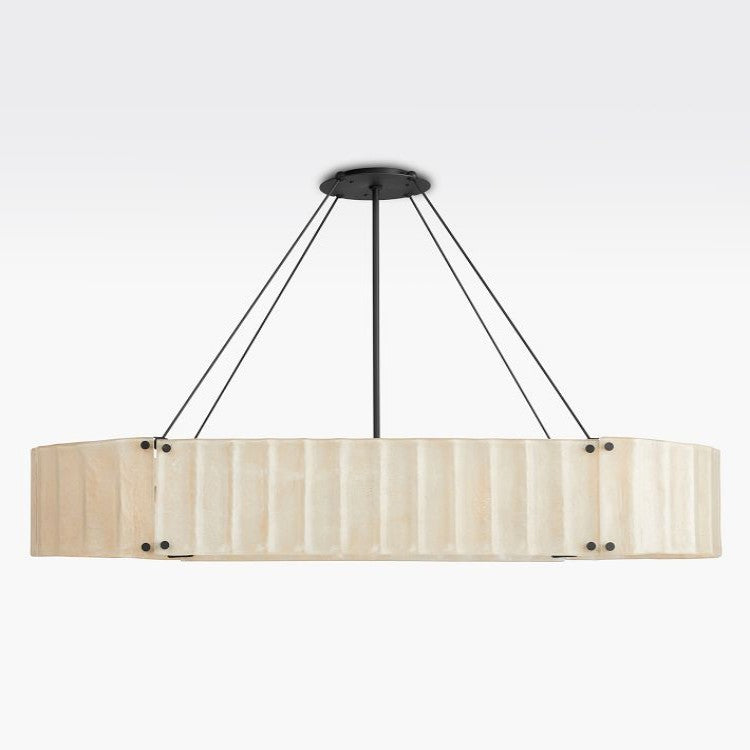 Willamette Oval Crystal Chandelier 60" - Zonesus