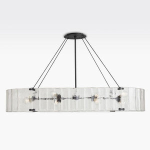 Willamette Oval Crystal Chandelier 60" - Zonesus