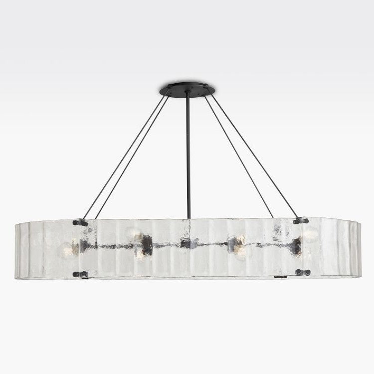 Willamette Oval Crystal Chandelier 60" - Zonesus
