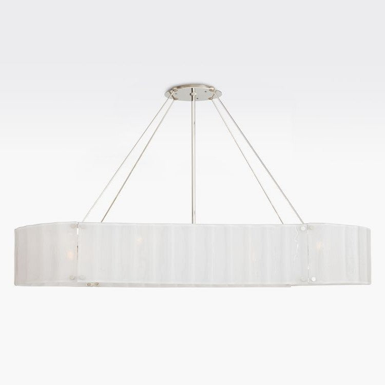 Willamette Oval Crystal Chandelier 60" - Zonesus