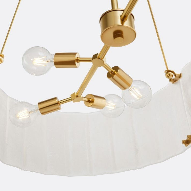 Willamette Oval Crystal Chandelier 60" - Zonesus