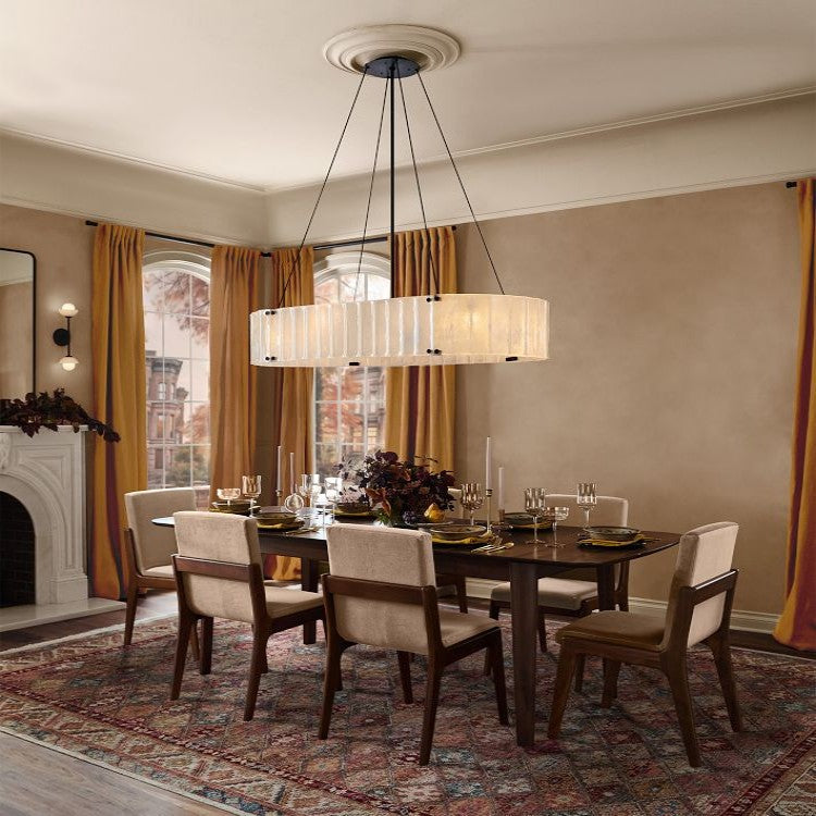 Willamette Oval Crystal Chandelier 60" - Zonesus