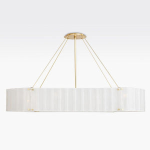 Willamette Oval Crystal Chandelier 60" - Zonesus