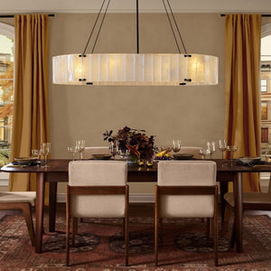 Willamette Oval Crystal Chandelier 60" - Zonesus
