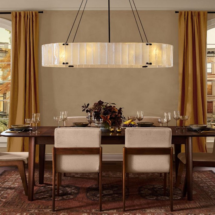 Willamette Oval Crystal Chandelier 60" - Zonesus