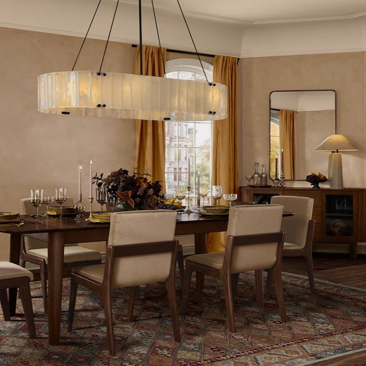 Willamette Oval Crystal Chandelier 60" - Zonesus