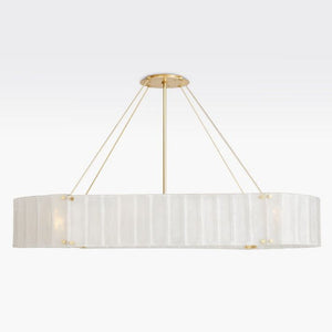 Willamette Oval Crystal Chandelier 60" - Zonesus