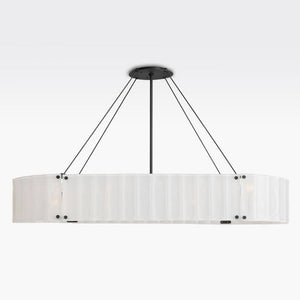Willamette Oval Crystal Chandelier 60" - Zonesus