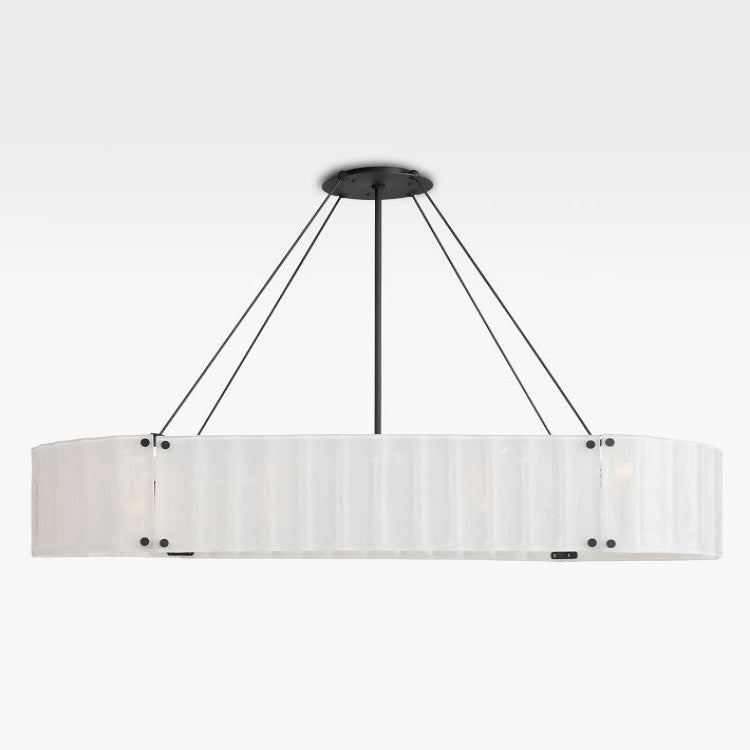 Willamette Oval Crystal Chandelier 60" - Zonesus