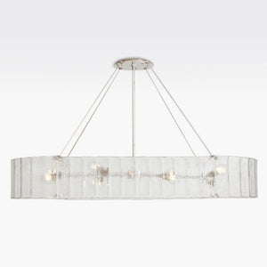 Willamette Oval Crystal Chandelier 60" - Zonesus
