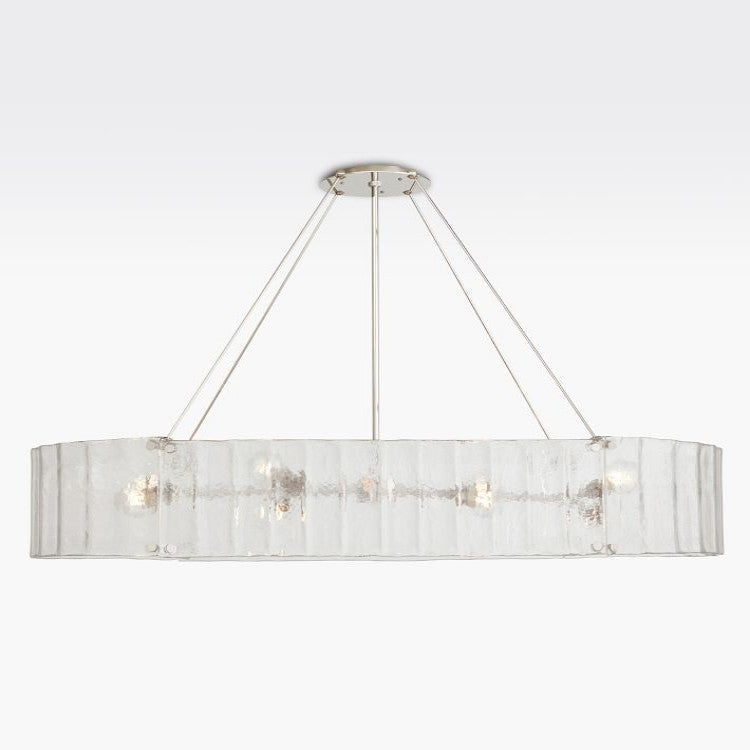 Willamette Oval Crystal Chandelier 60" - Zonesus