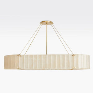 Willamette Oval Crystal Chandelier 60" - Zonesus