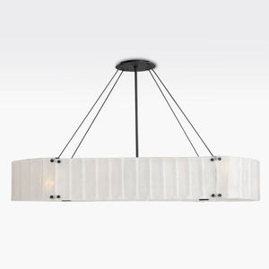 Willamette Oval Crystal Chandelier 60" - Zonesus