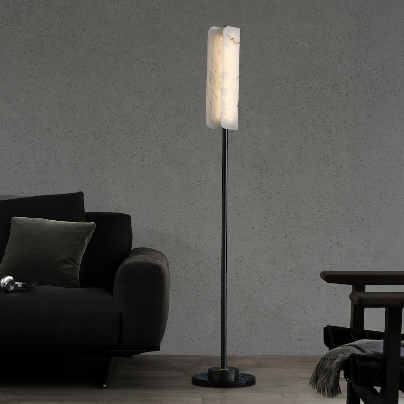 Years Alabaster Floor Lamp - Zonesus
