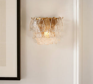 Alexandria Glass Tiered Sconce (8") - Zonesus